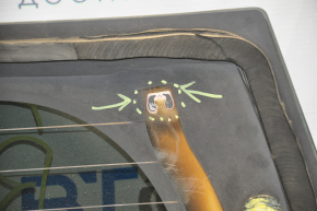Rear glass of the tailgate Jeep Patriot 11-17 tinted, scratches, sand, bumps, contacts unsoldered