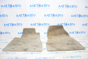 Set of floor mats for Lexus RX300 RX330 RX350 RX400h 04-09 beige, chemically treated