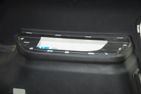 Right arch trim Mitsubishi Outlander 14-16 black, scratches, without cup holders, without plugs