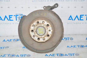 Trunnion with hub rear right VW Passat b7 12-15 USA with brake disc and ABS sensor rusty