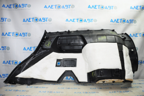 Left arch trim Mitsubishi Outlander 14-18 black, scratches, whitened plastic, without plugs
