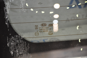 Rear glass of the trunk door Kia Soul 14-19 tinted, scratches from the wiper, scratches