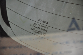 Rear glass of the trunk door Toyota Highlander 14-19 tinted, folding, scratches