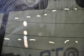 Rear glass of the trunk door Toyota Highlander 14-19 tinted, folding, scratches