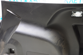 Right arch trim Subaru Forester 14-16 SJ black, cracked, broken fastener, scratches, without plugs