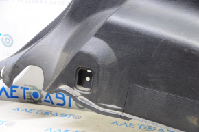 Right arch trim Subaru Forester 14-16 SJ black, cracked, broken fastener, scratches, without plugs