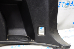 Right arch trim Subaru Forester 14-16 SJ black, cracked, broken fastener, scratches, without plugs