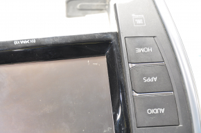 Display radio disc player Toyota Camry v55 15-17 usa JBL peeled chrome, scratch, poke