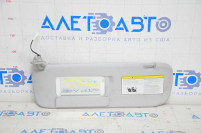 Left visor Tesla Model Y 20-25 gray, chemically treated