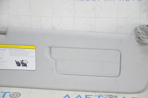 Tesla Model Y 20-25 Right Visor Gray, Dry Cleanable