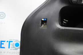 Left arch trim Fiat 500L 14-19 black scratches, broken fastener, without plug
