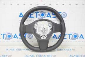 Steering wheel naked Tesla Model Y 20-25 leather black without heating, peeled off leather