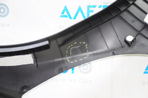 Upper left trunk arch trim Mini Cooper Countryman R60 10-16 black, broken crepe, scratches
