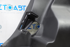 Right arch trim Nissan Leaf 13-17 black, scratches, without plug