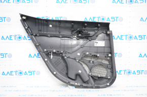 Door trim card rear right Toyota Camry v70 18-24 dark gray with gray insert plastic, armrest rubber