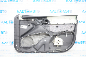 Door trim card front left Toyota Camry v70 18-24 dark gray with gray insert plastic, armrest rubber
