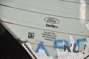 Rear glass Ford Focus mk3 11-18 usa 4d scratches, torn wire