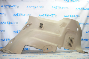 Right arch trim Nissan Pathfinder 13-18 beige Bose, scratches, broken fastener, without plug