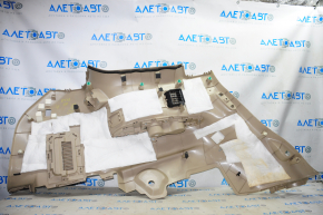Right arch trim Nissan Pathfinder 13-18 beige Bose, scratches, broken fastener, without plug