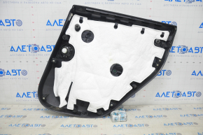 Door trim card rear left Tesla Model Y 20-25 leather black type 1, with speaker, with suede insert, with window lift control, with door opening button