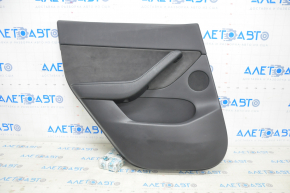 Door trim card rear left Tesla Model Y 20-25 leather black type 1, with speaker, with suede insert, with window lift control, with door opening button