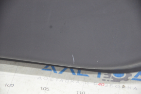 Door trim card front right Tesla Model Y 20-25 leather black, without backlight, with suede insert with window lift control with door opening button, pressed, scratch