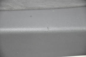 Door trim card front right Tesla Model Y 20-25 leather black, without backlight, with suede insert with window lift control with door opening button, pressed, scratch