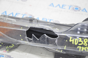 Fog light left Tesla Model Y 20-25 broken housing, broken glass, for spare parts