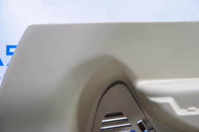 Left arch trim Nissan Rogue 14-18 beige under 2 rows, creases, scratches