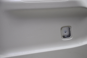 Left arch trim Nissan Rogue 14-20 beige under 3 rows, scratches, without overlay, without plug