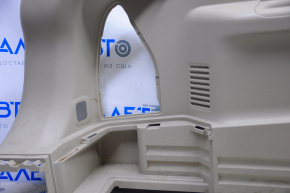 Left arch trim Nissan Rogue 14-20 beige under 3 rows, scratches, without overlay, without plug