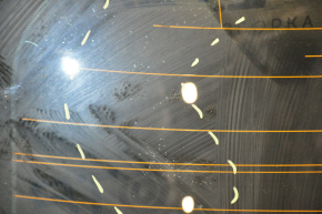 Rear glass Infiniti Q50 14-20 tinted, scratches, scratches on tinted glass, air under tinted glass