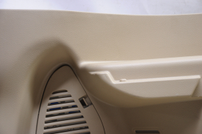 Left arch trim Nissan Rogue 14-20 beige under 2 rows, creased, scratches