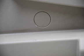 Left arch trim Nissan Rogue 14-20 beige under 2 rows, creased, scratches
