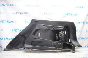 Right arch trim Nissan Rogue 14-16 black under 2 rows, scratches, without overlay