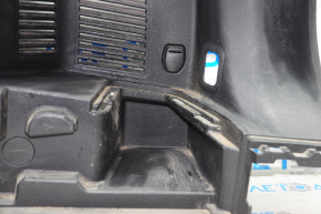Right arch trim Nissan Rogue 14-16 black under 2 rows, scratches, without overlay