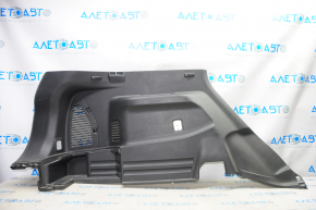 Left arch trim Nissan Rogue 14-20 black under 3 rows, scratches, without overlay