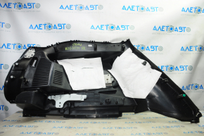 Right arch trim Nissan Rogue 14-16 black under 2 rows, scratches, without overlay, without plug