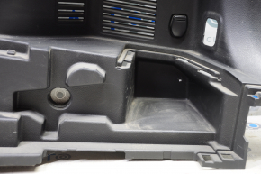 Right arch trim Nissan Rogue 14-16 black under 2 rows, scratches, without overlay, without plug