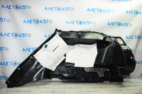 Left arch trim Nissan Rogue 14-20 black under 2 rows, scratches, without plug