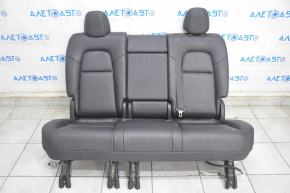 Rear row of seats 2nd row Tesla Model Y 20-25 leather black, solid bottom, electric, heated