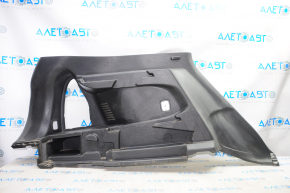 Left arch trim Nissan Rogue 14-20 black under 2 rows, scratches, without plug