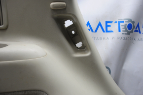 Left arch trim Infiniti JX35 QX60 13- beige, broken crepe, scratches, creases, without plug, for chemical treatment