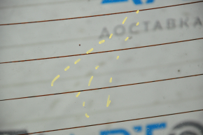 Rear glass Ford Fusion mk5 13-16 scratches, heating contact broken