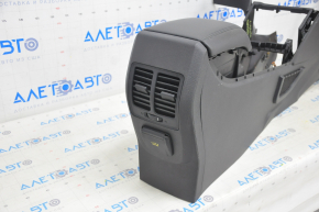 Central console armrest Ford C-max MK2 13-18 leather black, scratches