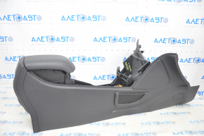 Central console armrest Ford C-max MK2 13-18 leather black, scratches
