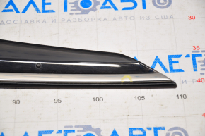 Set of wind deflectors Honda Civic X FC 16-21 4d poking on chrome front left