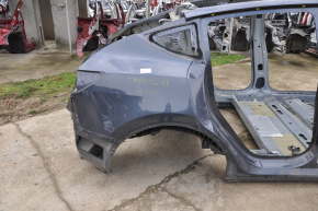 Quarter wing rear right Tesla Model Y 20-25 on the body, insert side member, graphite