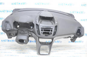 Torpedo front panel with AIRBAG Ford C-max MK2 13-18 black