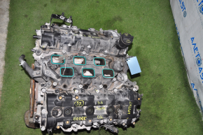 Jeep Grand Cherokee WK2 17- 3.6 engine, half-pan is punctured, without a dipstick, a chip is broken